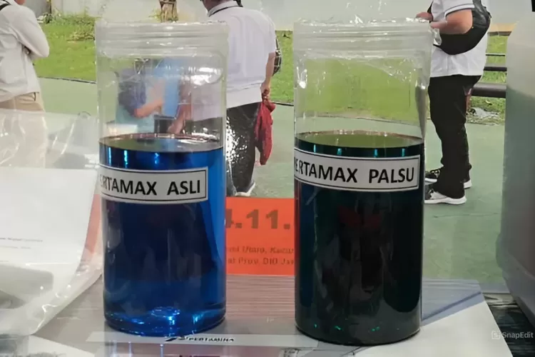 perbedaan pertamax palsu dan asli